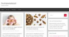Desktop Screenshot of nutrizionistica.it